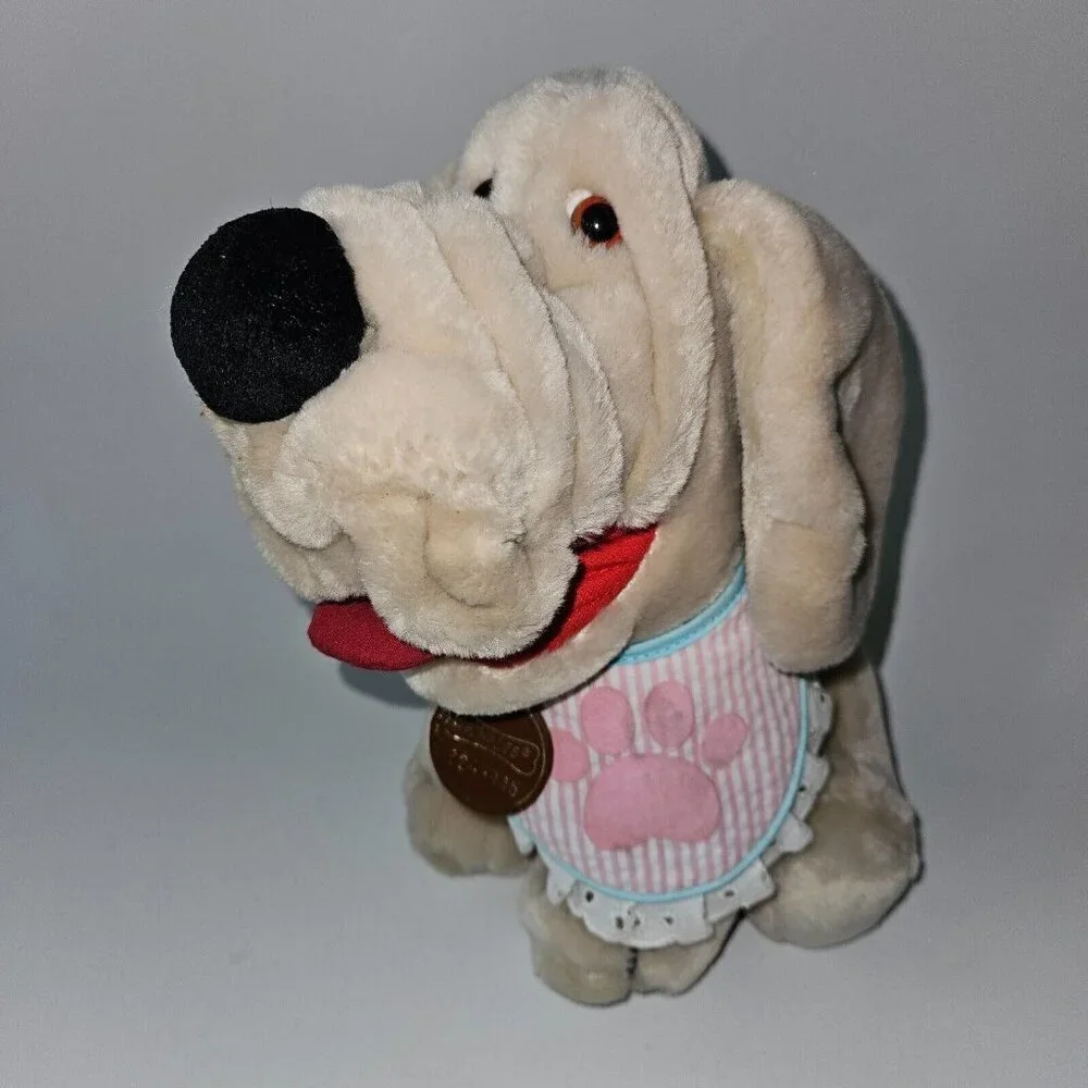 VTG Wrinkles 6307935 GANZ Puppy Dog Plush 10